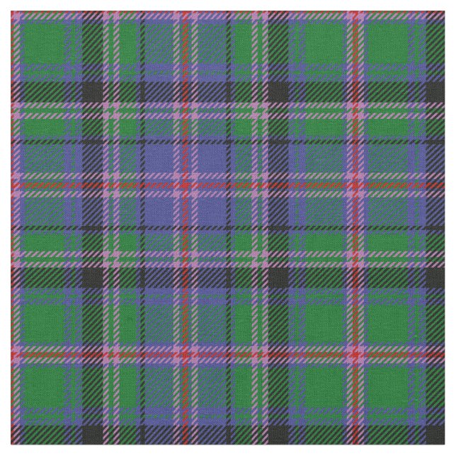 Tecido Tartan escocês do clã do tanoeiro (Detalhe)
