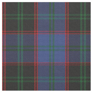Tecido Tartan escocês verde vermelho Home do preto azul