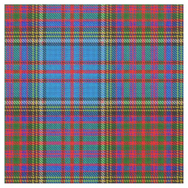 Tecido Tartan Moderno-Escuro do Clã Anderson (Detalhe)
