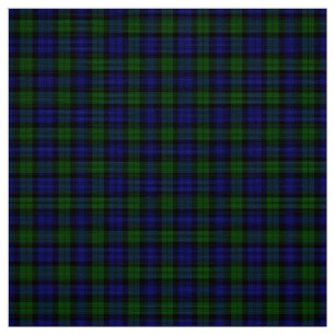 Tecido Tartan preto do relógio
