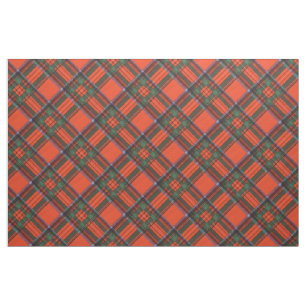 Tecido Tartan real do Scottish da xadrez do clã de