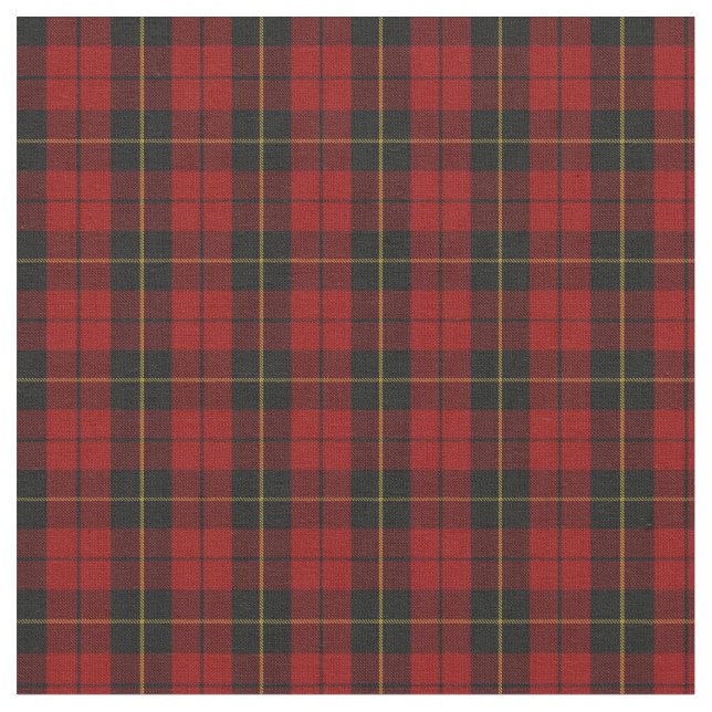 Tecido Tartan Wallace Clã Escocês Xadrez (Detalhe)