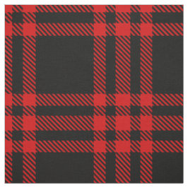Tecido Tartan Xadrez Red and Black XL