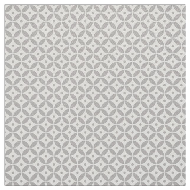 Tecido Taupe Geométrico Circles Pattern Shippo. Litoral (Modelo)