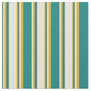 Tecido Teal, Bisque e Laranja