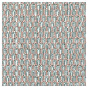 Tecido Teal e Cobre