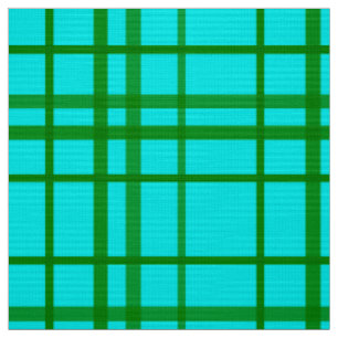 Tecido Teal Turquoise Tartan Xadrez