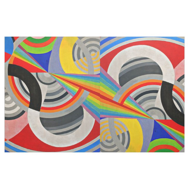 Tecido Tecido-Abstrato-Robert Delaunay 4 (Fat Quarter)