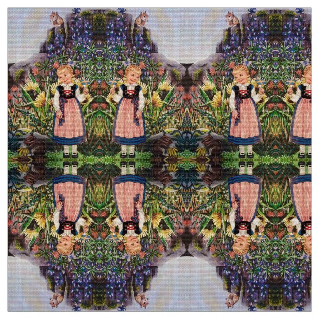 Tecido "Tecido da Menina Elizabeth" (Modelo)