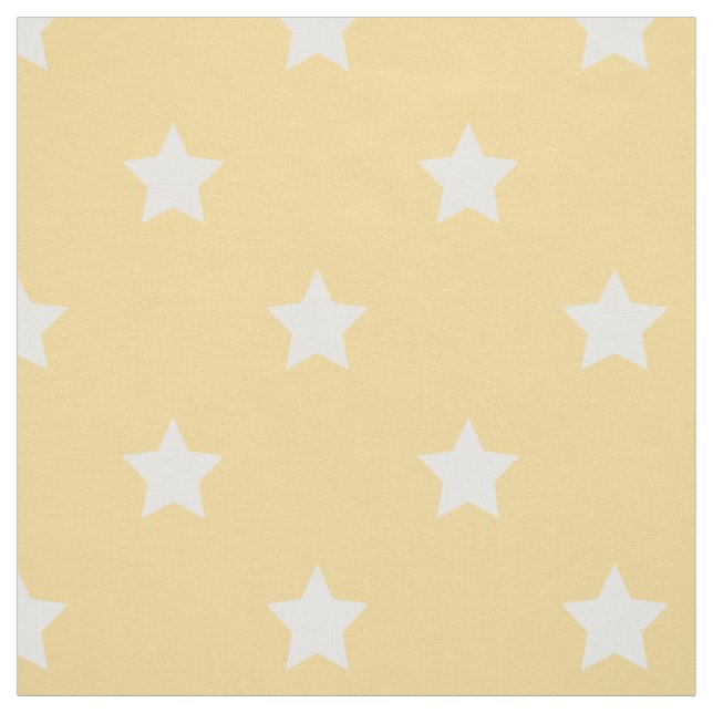 Tecido Tecido: Estrelas amarelas & brancas (Modelo)
