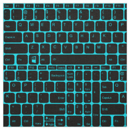 Tecido Teclado, azul com iluminação traseira
