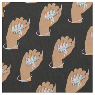 Tecido técnico de unhas, artista de unhas unhas salon Bea