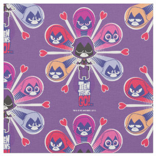 Tecido Teen Titans Go!   Emoticlones de Raven
