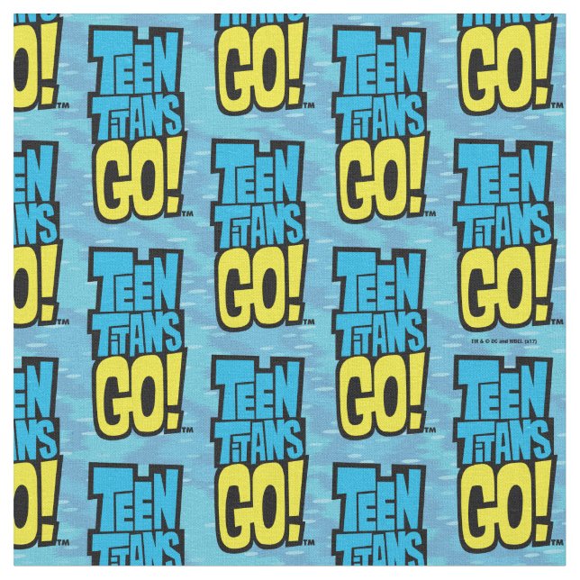 Tecido Teen Titans Go! | Logotipo (Detalhe)