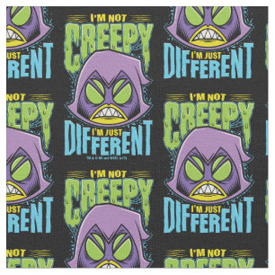 Tecido Teen Titans Go!   Raven "Não assustador sou difere