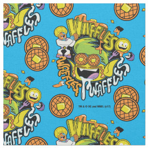 Tecido Teen Titans Go!   Waffles de Beast Boy