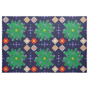 Tecido Tela Vista dos Anjos Galáxias Azul Profundo