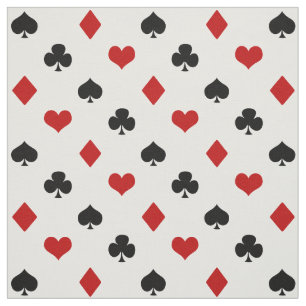 Tecido Tema do casino dos ternos   do cartão do tema   d