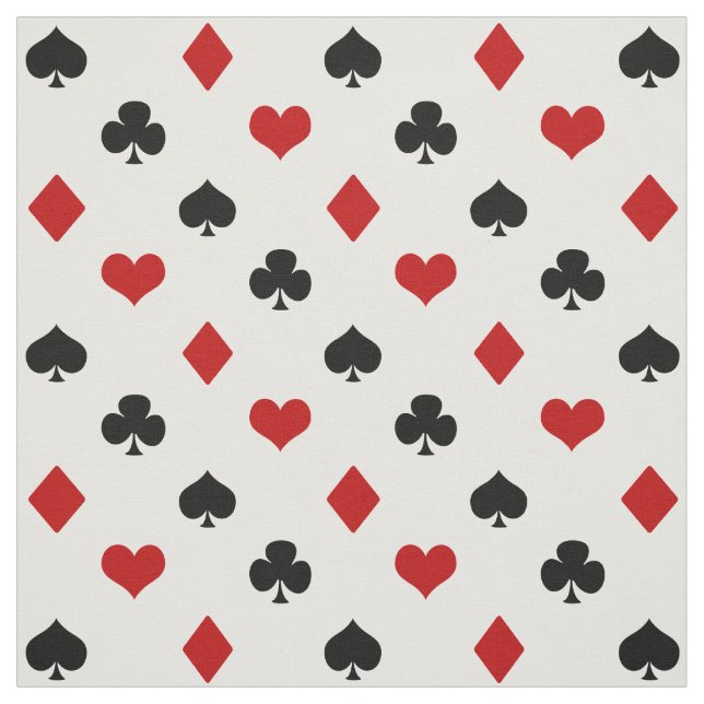 Tecido Tema do casino dos ternos | do cartão do tema | do (Modelo)