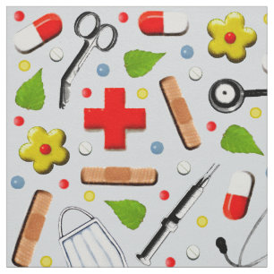 Tecido Tema Médico