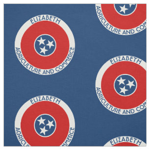 Tecido Tennessee estado voluntário a bandeira