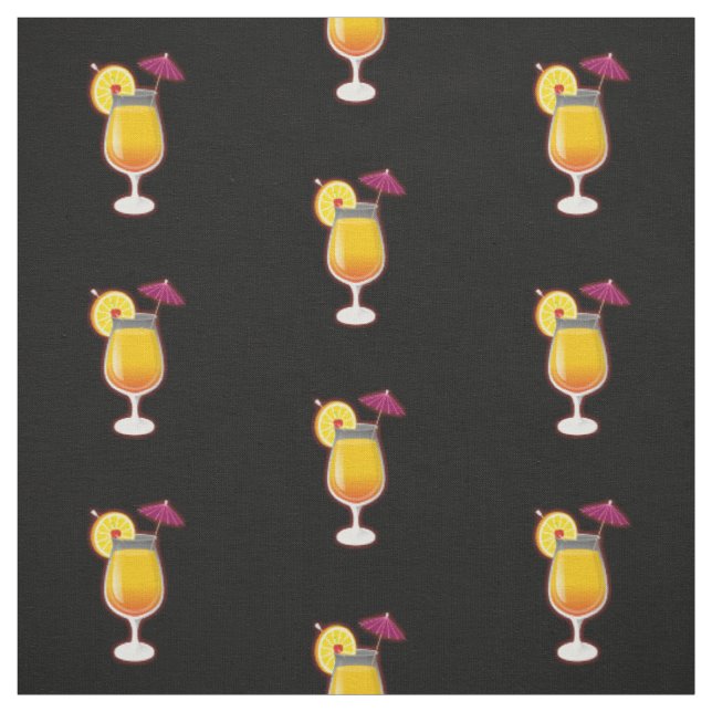 Tecido Tequila Sunrise Cocktail (Modelo)
