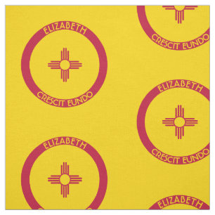 Tecido Terra de New mexico da bandeira personalizada do