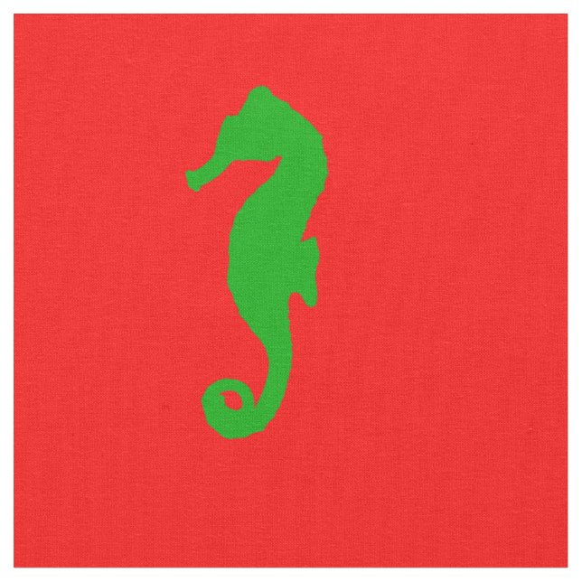 Tecido Terra do Natal Vermelho e Verde (Detalhe)