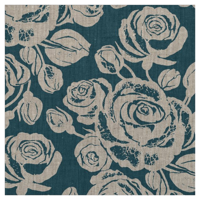 Tecido Terra Rosa Azul (Modelo)