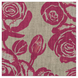 Tecido Terra Rosa Rosa