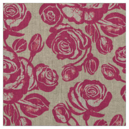Tecido Terra Rosa Rosa