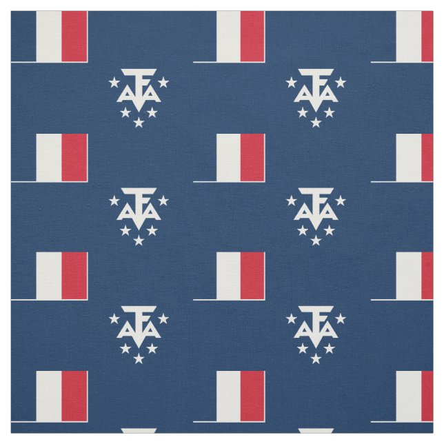 Tecido Terras Austrais e Antárticas Francesas (Modelo)