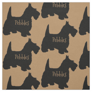 Tecido Terrier Dog escocês personalizado