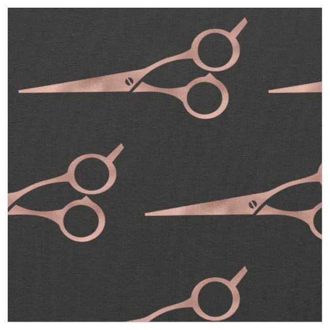 Tecido Tesoura Rose Gold para cabeleireiro Salão (Detalhe)