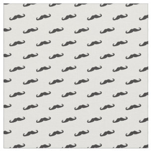 Tecido Teste padrão 2 do hipster do bigode
