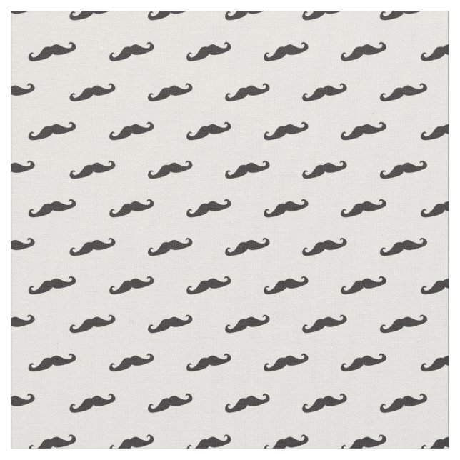 Tecido Teste padrão 2 do hipster do bigode (Detalhe)