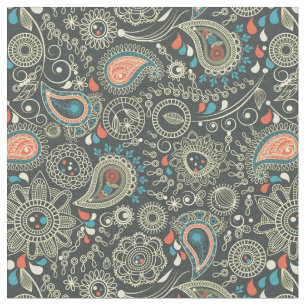Tecido Teste padrão 3 de Paisley