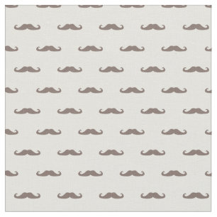 Tecido Teste padrão 3 do hipster do bigode