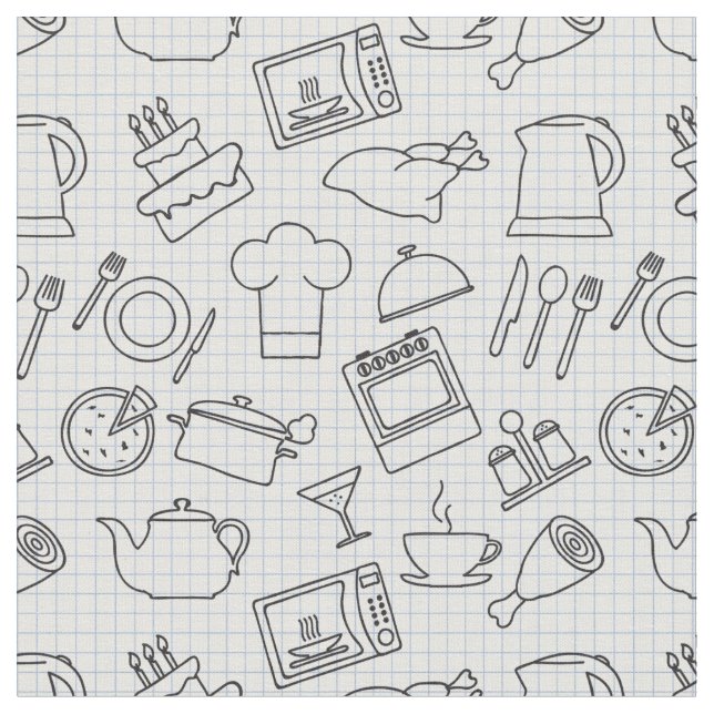 Tecido Teste padrão 4 da cozinha (Detalhe)