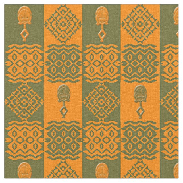 Tecido teste padrão africano tribal étnico (Detalhe)