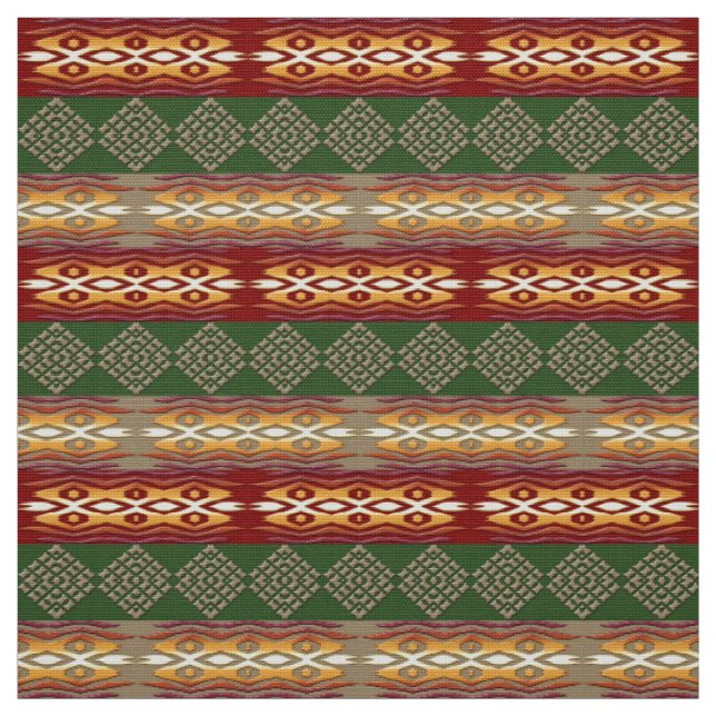 Tecido teste padrão africano tribal étnico (Modelo)