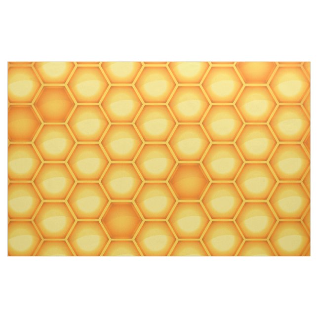 Tecido Teste padrão amarelo do favo de mel (Jarda)