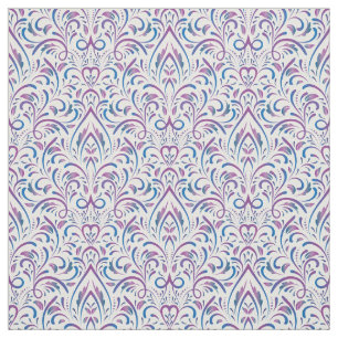 Tecido Teste padrão árabe do lilac