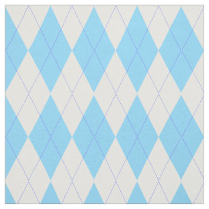Tecido Teste padrão azul Pastel de Argyle da xadrez