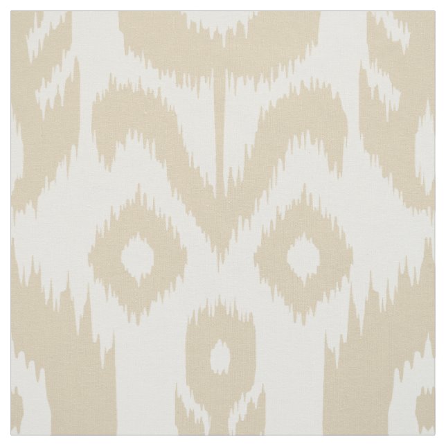 Tecido Teste padrão bege de Ikat (Modelo)