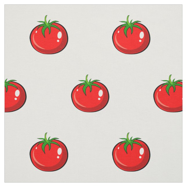 Tecido Teste padrão bonito do tomate (Modelo)