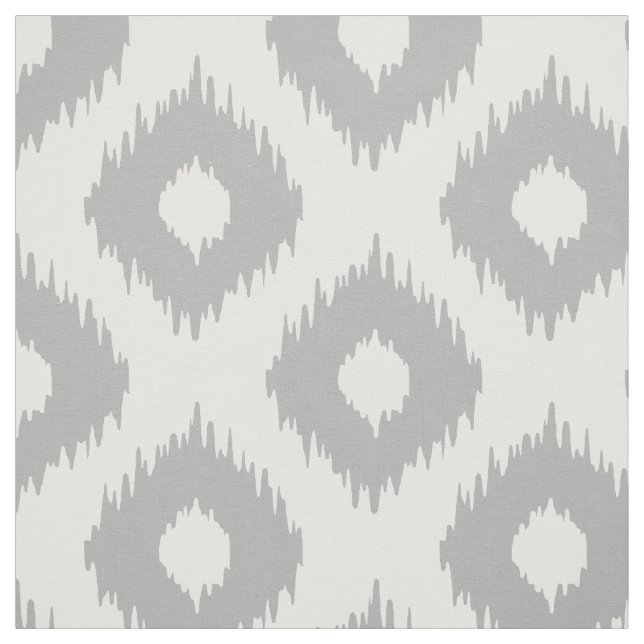 Tecido Teste padrão cinzento de Ikat (Modelo)