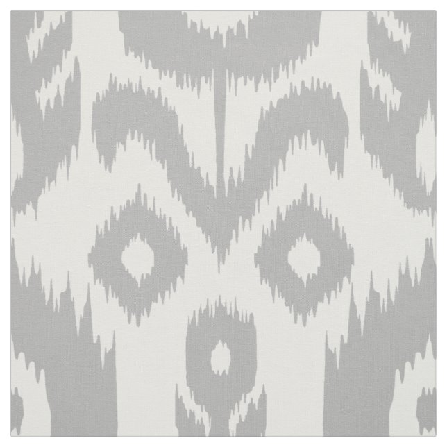 Tecido Teste padrão cinzento de Ikat (Modelo)