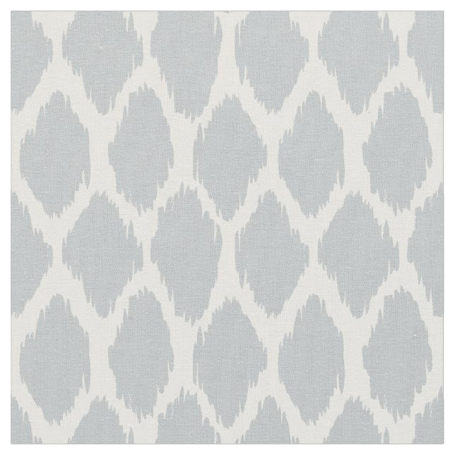 Tecido Teste padrão cinzento macio de Ikat Ogee (Detalhe)