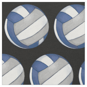 Tecido Teste padrão com voleibol de prata pintado